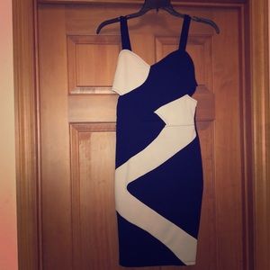 Black and white dress